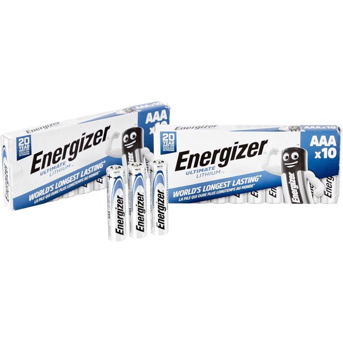 Energizer Lot de 20 piles Ultimate Lithium AAA Micro 1,5 V 1260 mAh L92 — free download