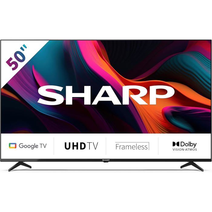 50GL4260E TV 50 Pouces 4K Ultra HD LED Google TV Smart TV HDR WiFi HDMI USB