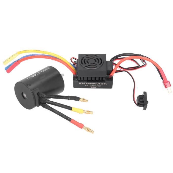 Variateur ESC Brushless MADMAX-10 Sensored 32 Bits - 6-12S Avec Bluetooth - Pour Voiture RC 1:5