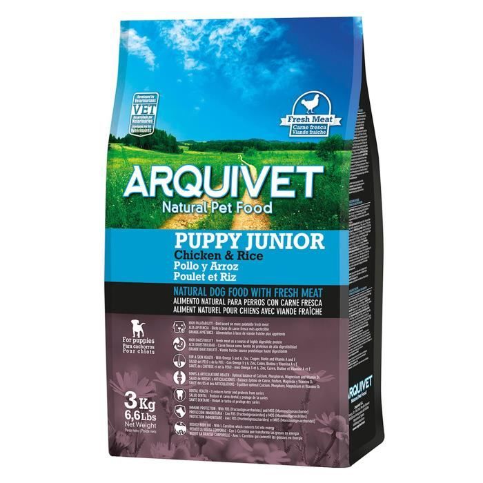 Arquivet Chien Puppy Junior 3 kg