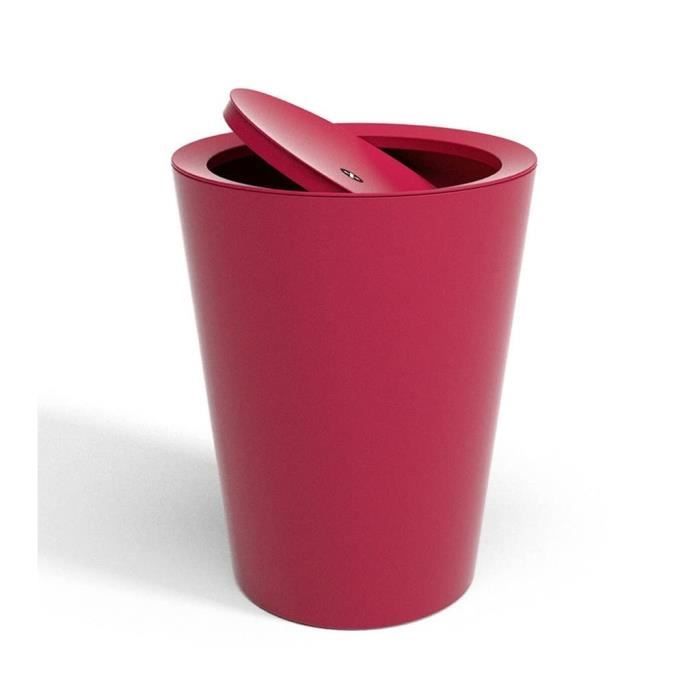 Poubelle,Poubelle à Rabat Créative Avec Couvercle, Panier à Ordures De