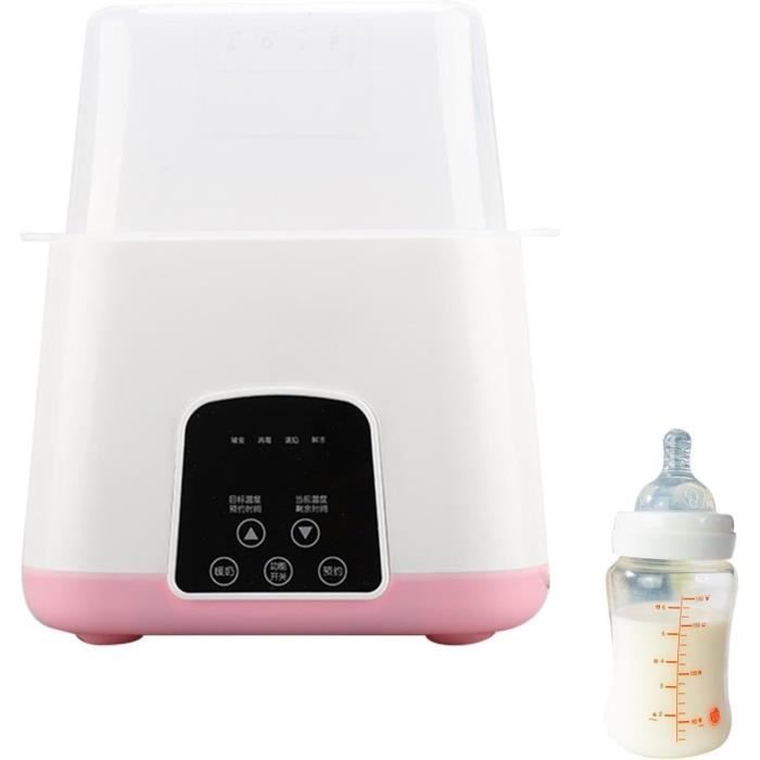 Chauffe Biberon Pour Bébé, 9 En 1 Chauffe Biberon Rapide, Stérilisateur De Biberons, Chauffage Des Aliments Pour Bébés, Intelligent De La Température Et Arrêt Automatique, Avec Veilleuse, Sans BPA