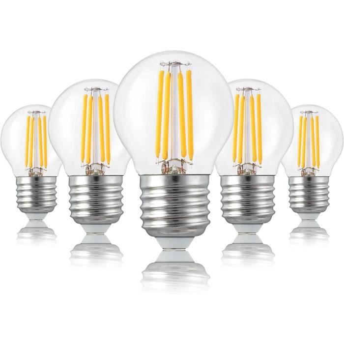 Lot de 10 ampoules LED E14 Mini Globe 5.5W 470 lumens Eq 40W
