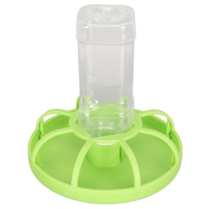 Bol de Nourriture et dEau - Tortue - Recharge Automatique - Couleurs Vives - Intérieur
