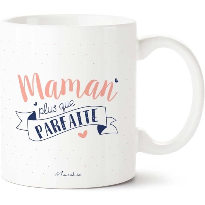 Mug blanc - Maman presque parfaite