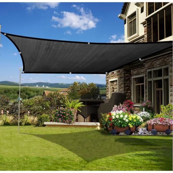 Filet dombrage - 4x5m - 75% dombre - Protection anti-UV - Design unique avec œillets
