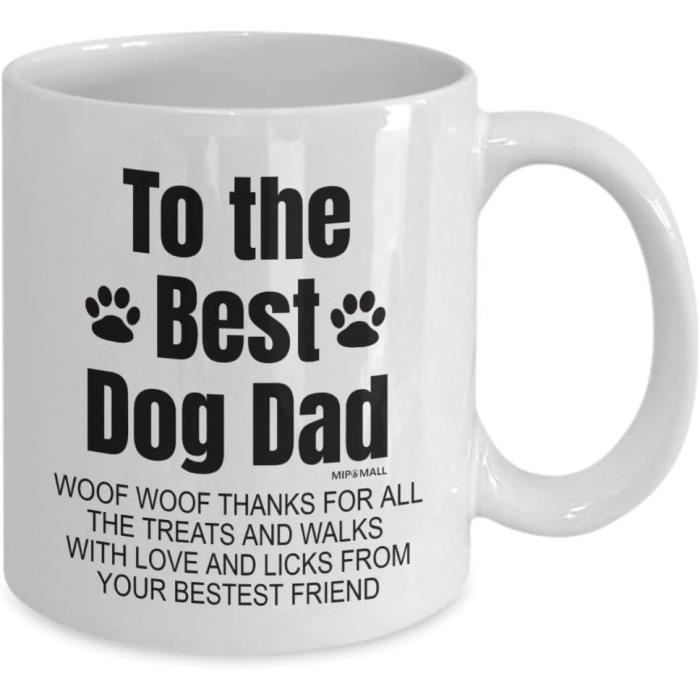 Mug Pour La Fête Des Pères Du Chien, Cadeau De Saint-Valentin Des