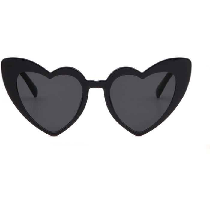 Lunettes de soleil en forme de coeur clearance