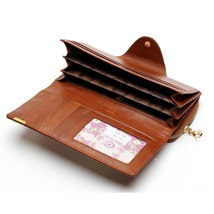 Domybest Portefeuille Femme Wristlet Wallet DIY Diamond Painting Mandala Clutch Pochette en Cuir avec Sangle Porte-cartes Porte-Monnaie Pochette Téléphone Trousse de Maquillage Voyage 