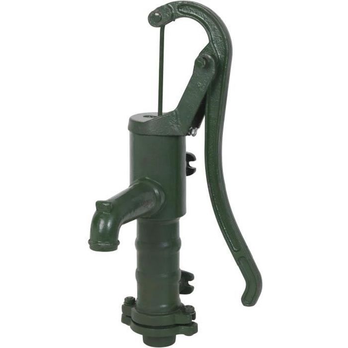 pompe a bras americaine murale en fonte 20 litres par minutes cdiscount jardin