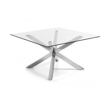 Table De Repas De Salle A Manger Design Carree En Verre William