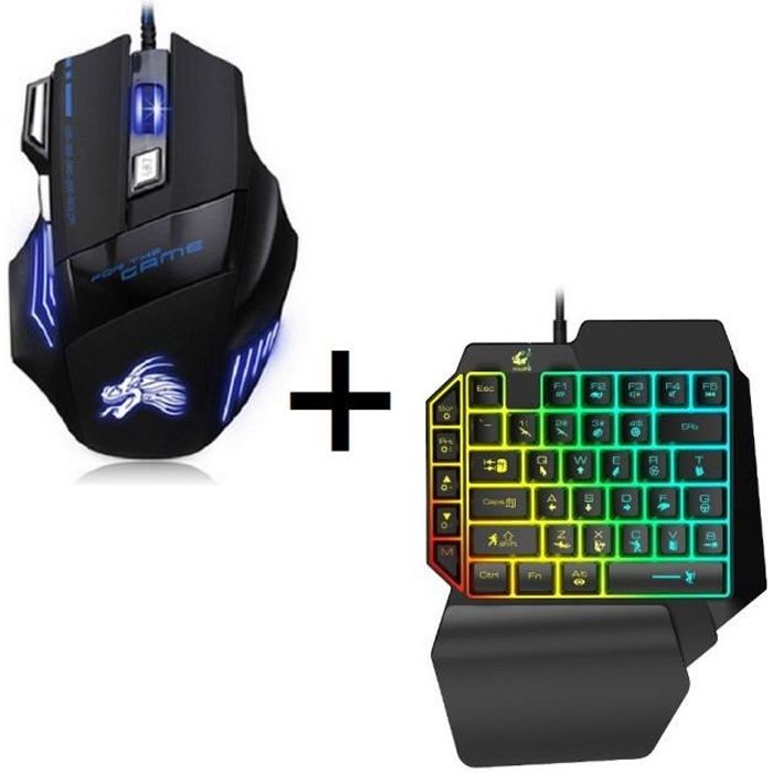 Pack Gamer Pour Pc Samsung Mini Clavier Gamer Souris Gamer Avec Fil Qwerty Cdiscount Informatique