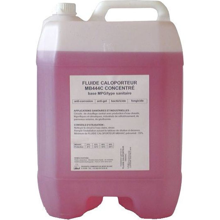 Fluide caloporteur universel - mono propylène glycol pur - bidon 20 L