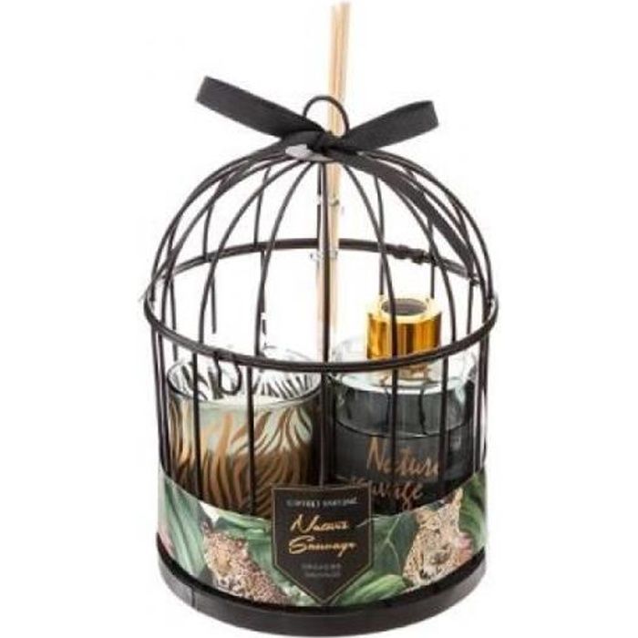 Coffret Cage Lola Nature Sauvage Cdiscount Maison