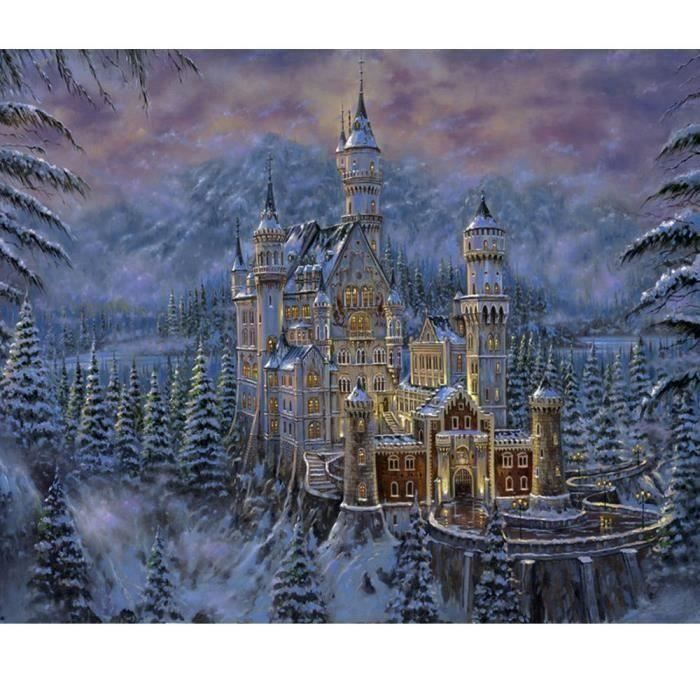 77iiAii Peinture Diamant Pour Adultes - Paysage 5D - Kit De