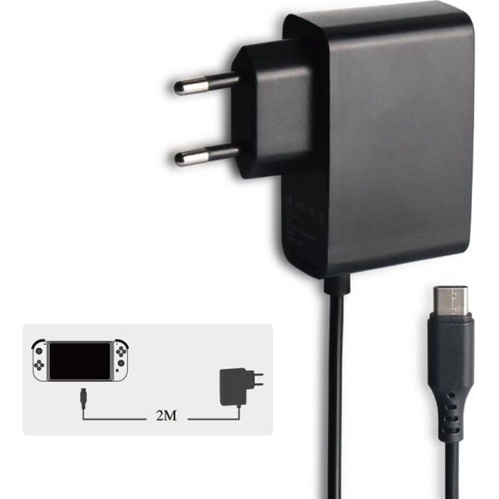 Chargeur secteur Type C pour Nintendo Switch Console et Accessoires