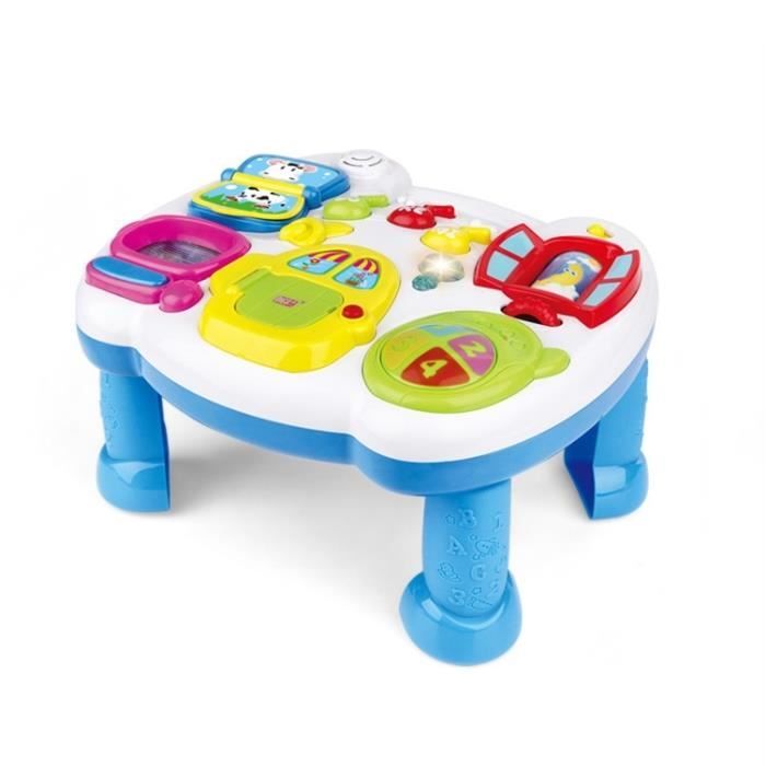 Table D Activite Musicale Pour Bebe Table D Etude De Jeux Pour Bebes Avec Lumieres Et Musique Convient Aux Enfants De 1 A 3 Ans Cdiscount Jeux Jouets