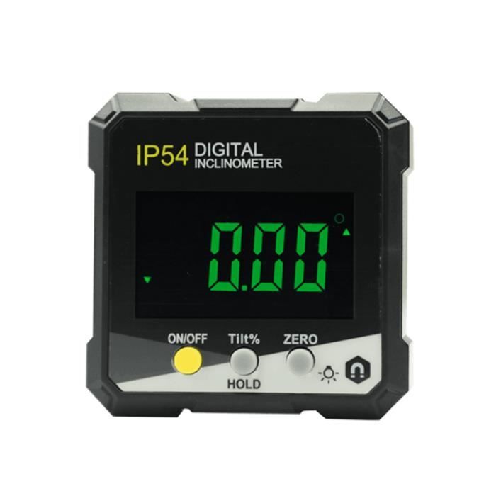 Vert - Inclinomètre Numérique LCD, Jauge'angle De Niveau Numérique 360