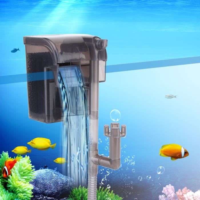Filtre de cascade Réservoir de poisson pompe submersible filtre Aquarium  extérieur suspendu cascade équipement de filtrage - Cdiscount Animalerie