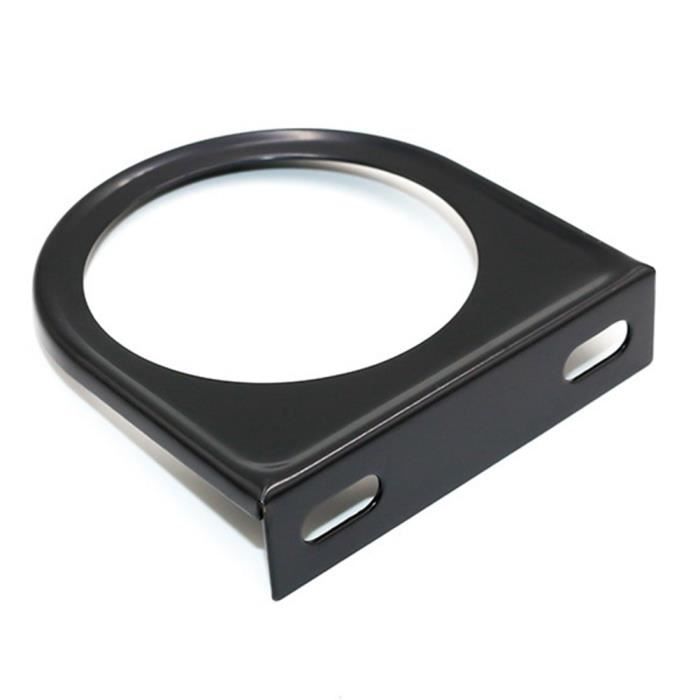 Support Triple Jauges 52 Mm - Montage Tableau De Bord Voiture, En Fer Noir Ou Argent