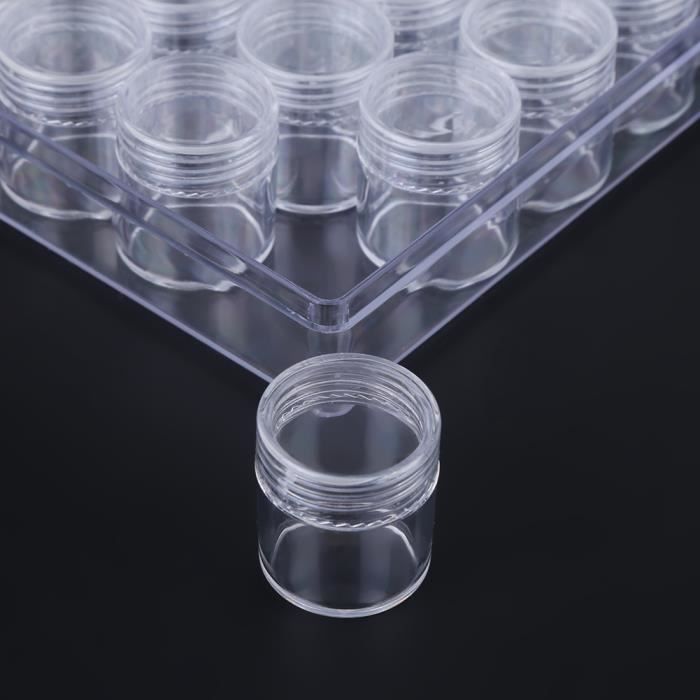Lot De 100 Porte-capsules Ronds Transparents En Plastique – Diamètre Intérieur 20 Mm