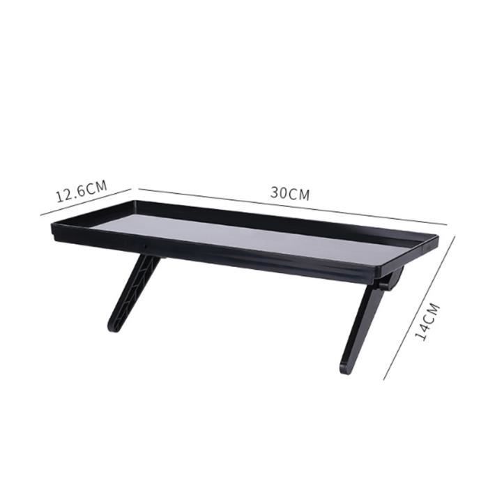 Étagère Réglable Pour TV - Support Sans Perçage Pour Décodeur, Routeur, Console, Noir