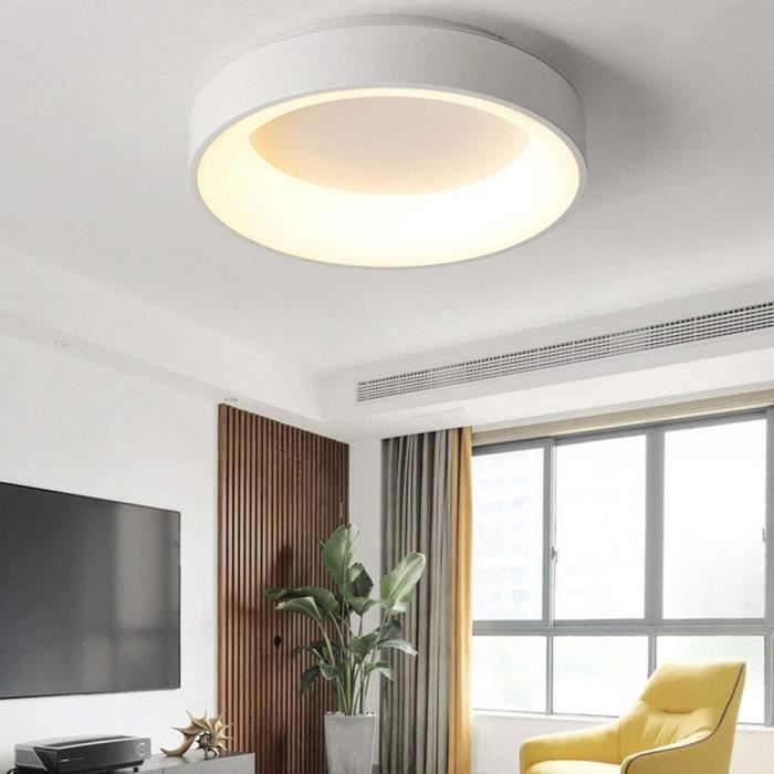 Plafonnier LED 16W Salle De Bain – Blanc Chaud – Éclairage Moderne Cuisine, Couloir, Chambre, Bureau