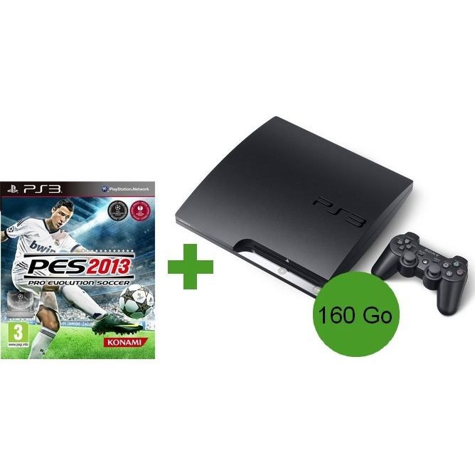 SONY PLAYSTATION 3 Slim 160 Go Console de Jeu Noire 6 jeux 2 manettes EUR 79,90 - FR
