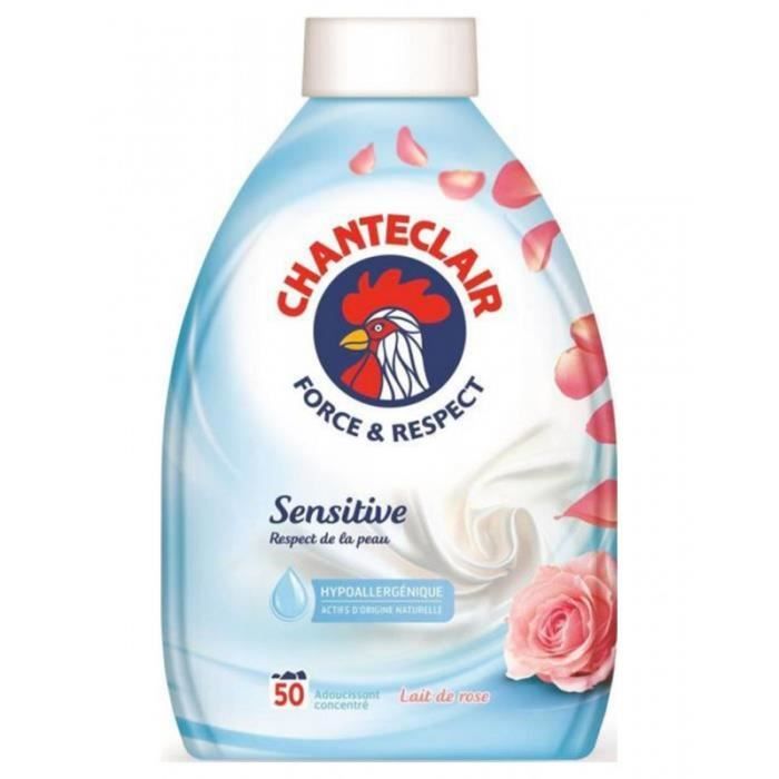Chanteclair Force Et Respect Assouplissant Concentre Hypoallergenique Sensitive Lait De Rose 1l Lot Cdiscount Electromenager