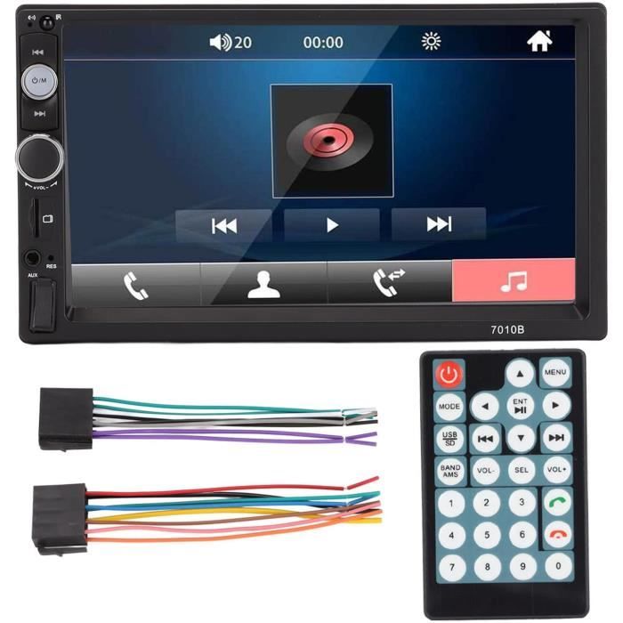 Sonew Récepteur stéréo de voiture simple DIN 5.1 pouces écran tactile