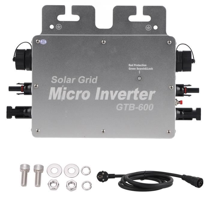 Micro Onduleur 600 W Photovoltaïque. Grid Tie MPPT Solaire