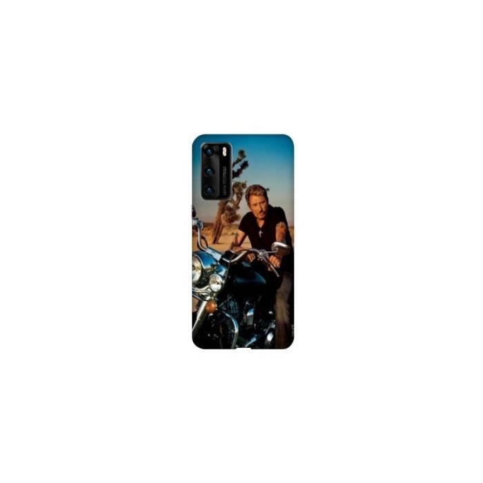 ديلي موقع Coque pour Samsung Galaxy S20 Johnny Hallyday Moto