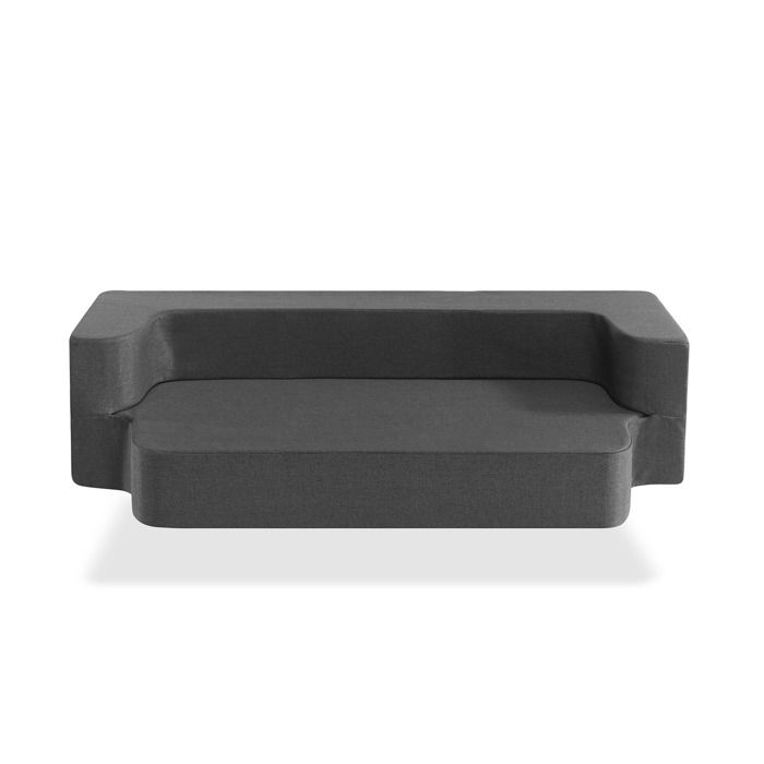 Matelas lit futon DORMALIT - Kma-Lit Pliant 90x190 - Épaisseur 24 cm - Gris - Mousse polyuréthane HR - 1 place Matelas lit futon DORMALIT - Kma-Lit Pliant 90x190 - Épaisseur 24 cm - Gris - Mousse polyuréthane HR - 1 place