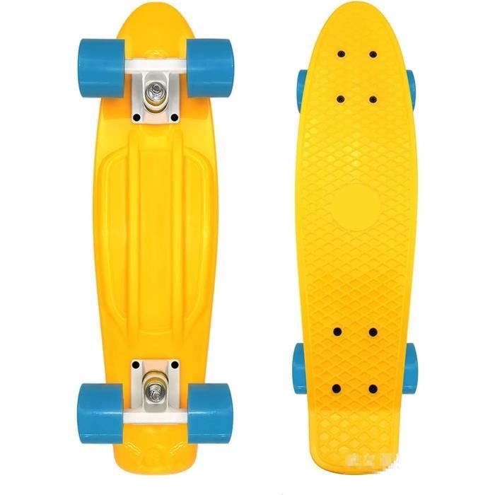 Mignon Penny Skateboard De Poisson En Plastique Avec Flamme Style Dessin Animé Illustration