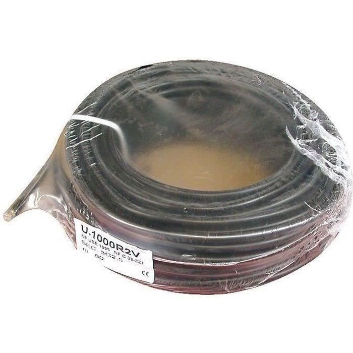 Stromkabel U1000R2V 3x1,5 Mm², 100 M, Schwarz - Für Haushalt & Leichte Industrie