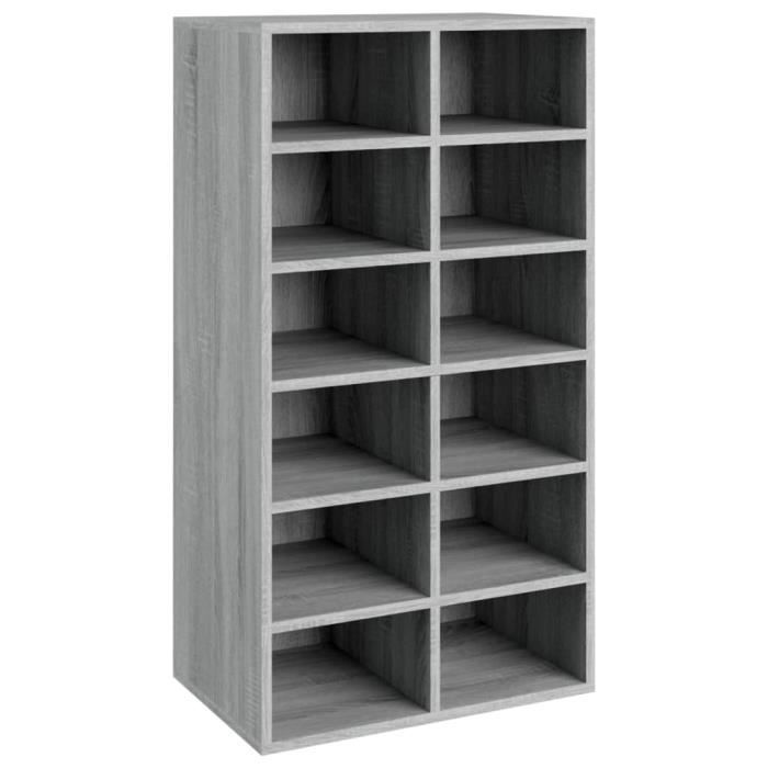Étagère à chaussures Chêne sonoma 100x35x45cm Bois d ingénierie | Leroy Étagère à chaussures Chêne sonoma 100x35x45cm Bois d ingénierie | Leroy