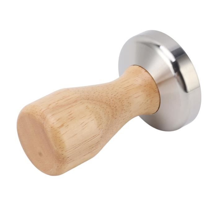 PengGengA Tamper à Café 51mm Barista Espresso Tamper avec Coussin Silicone et Espresso Coffee Stirrer WDT Outil de Distribution d'expresso PengGengA Tamper à Café 51mm Barista Espresso Tamper avec Coussin Silicone et Espresso Coffee Stirrer WDT Outil de Distribution d'expresso