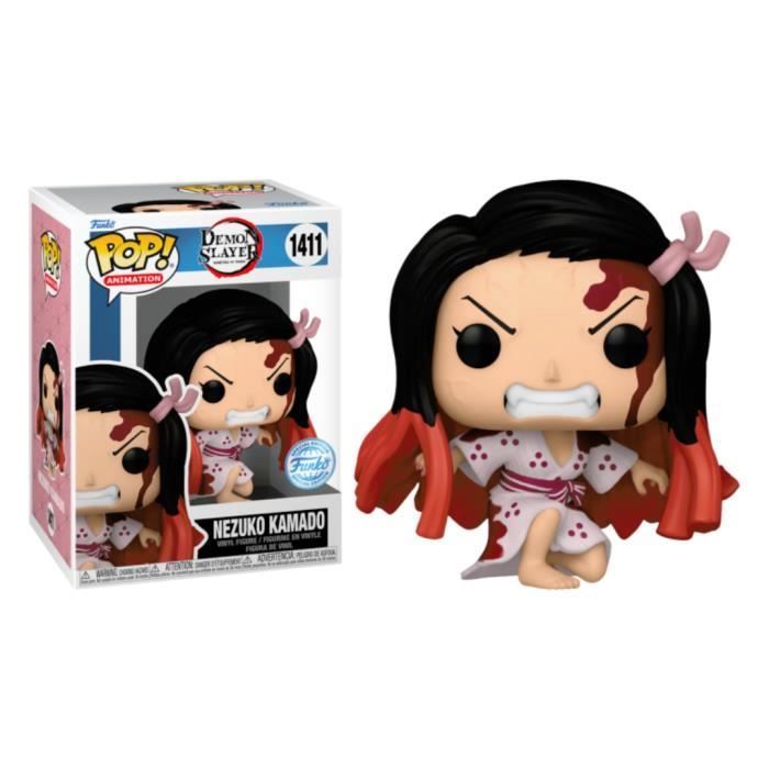 Figurine Funko Pop! Demon Slayer - Nezuko Kamado Agenouillée N°1411, Exclusive, Neuve