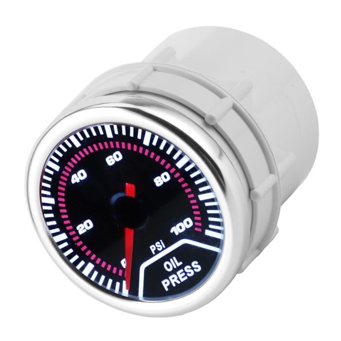 Automètre Gauges 252MM 12V Voiture Auto Tachymètre Jauge 0-8000RPM