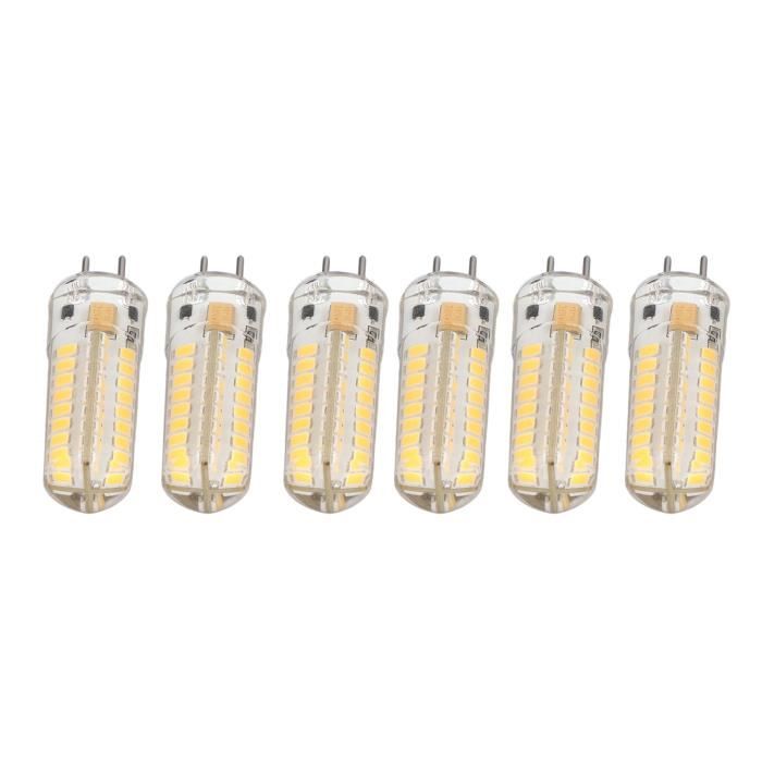 6pcs GY6.35 Ampoule LED 7W AC DC12V 700lm 72 LEDs 360 Degrés LED