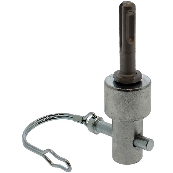 Adaptateur SDS à 2 Fentes Pour Perceuse - Connexion Tête De Tarière - En Acier Durable - Longueur 105 Mm