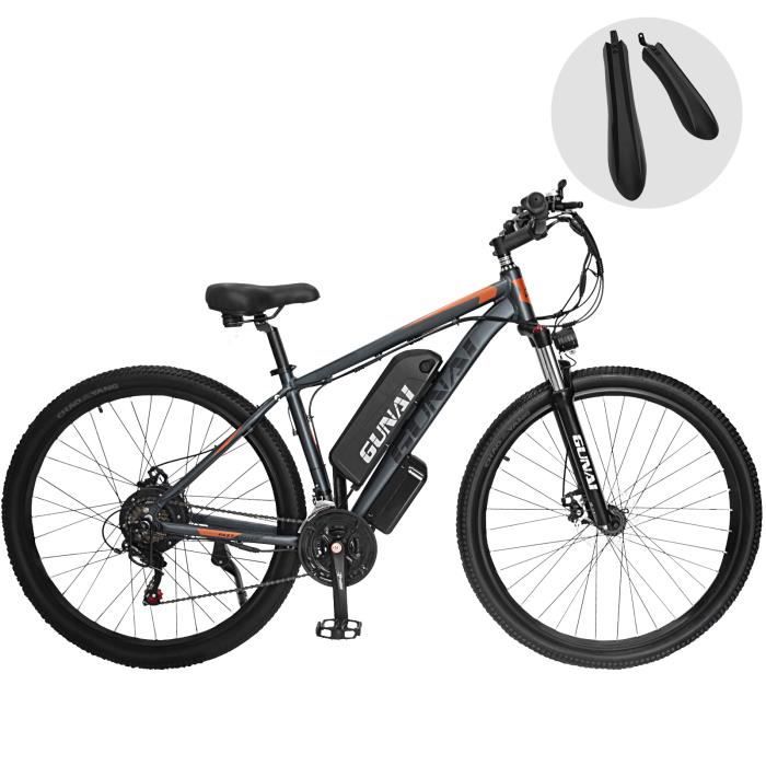 VTT Electrique GUNAI GN29 VAE Semi-Rigide 750W 48V 15Ah 50KM/H Max 21 Vitesses - Gris