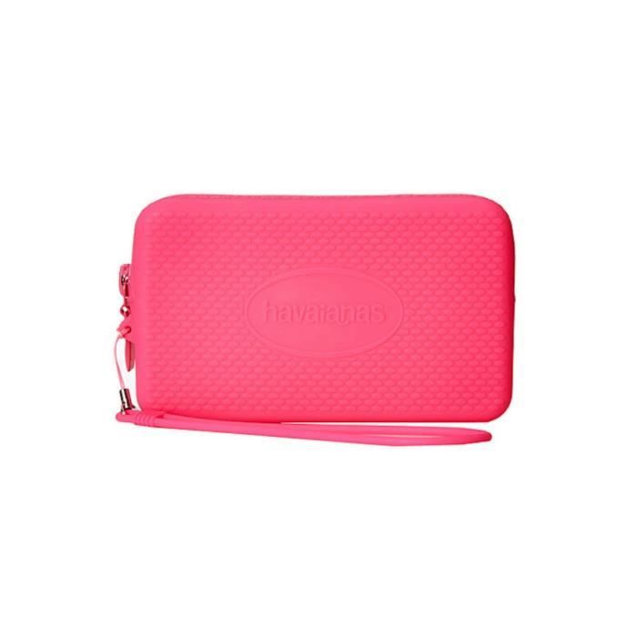 Pochette mixte HAVAIANAS rose, id?�al pour la plage Rose - Cdiscount Bagagerie - Maroquinerie