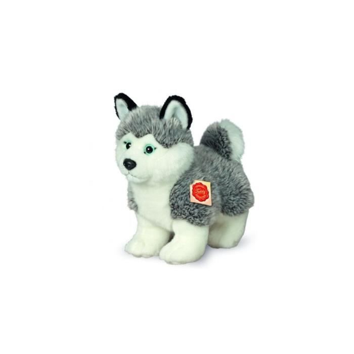 Chien husky peluche deals