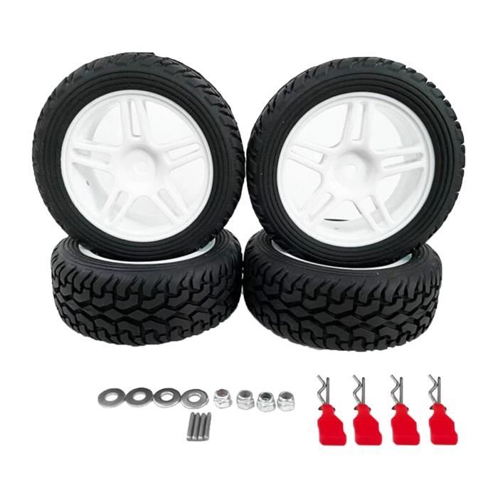 Upgrade Crawler 1/24 Axial Roues Beadlock 1.0 Et Pneus 4 Pièces Pour RC Crawler 1/24 - Métal