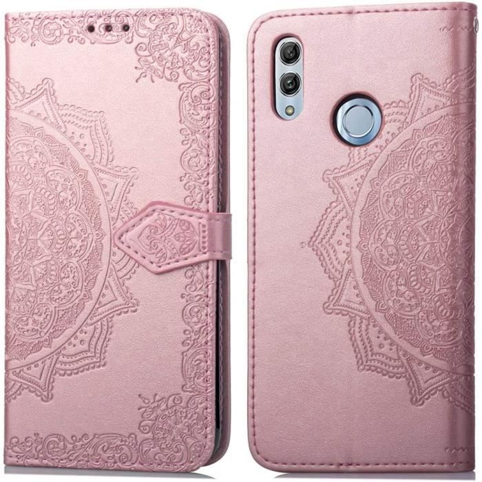 Cadorabo Custodia Bicolore Per Honor 10 Lite / Huawei P Smart 2019 - Silicone E Vetro Temperato (Rosa E Blu) - 5