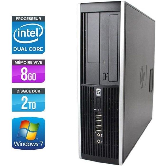 Top achat PC Portable HP Elite 8300 SFF -Intel G870 3.1GHz - 8Go - 2To pas cher