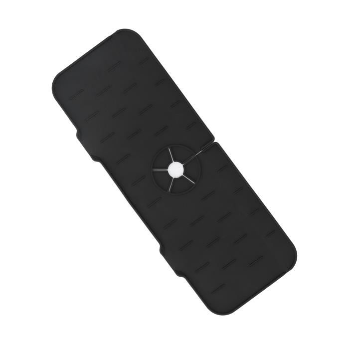 Tapis Absorbant Robinet Cuisine Salle De Bain - Texture Bois Diatomée Antidérapant