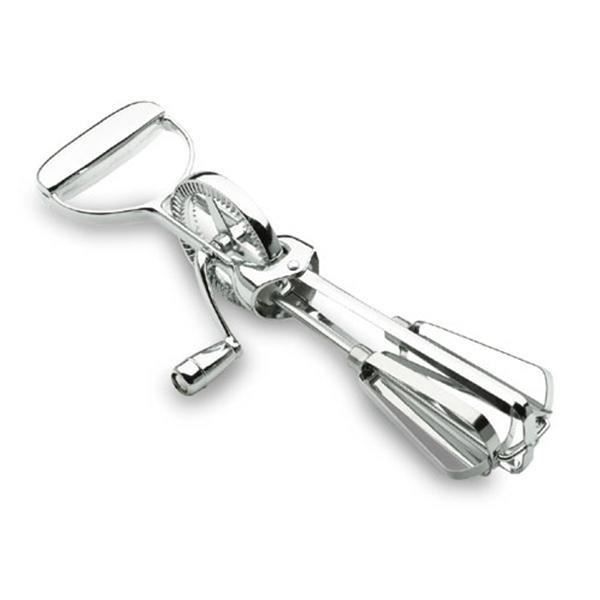 Batteur mélangeur à manivelle Lacor 62901 Inox 8 pales Compatible lave vaisselle