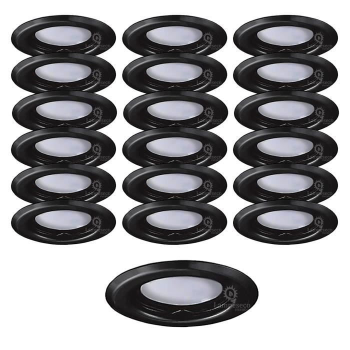 Lot de 10 Spots Encastrables LED Panel Extra-Plat 3W (Blanc neutre 4000K) - Maison Lot de 10 Spots Encastrables LED Panel Extra-Plat 3W (Blanc neutre 4000K) - Maison